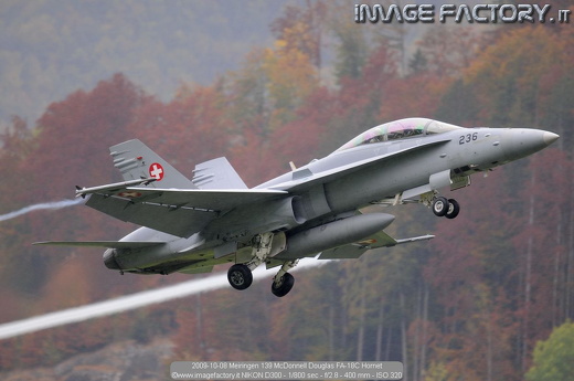 2009-10-08 Meiringen 139 McDonnell Douglas FA-18C Hornet
